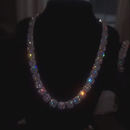 CADENA TENNIS CLUSTERED 10MM