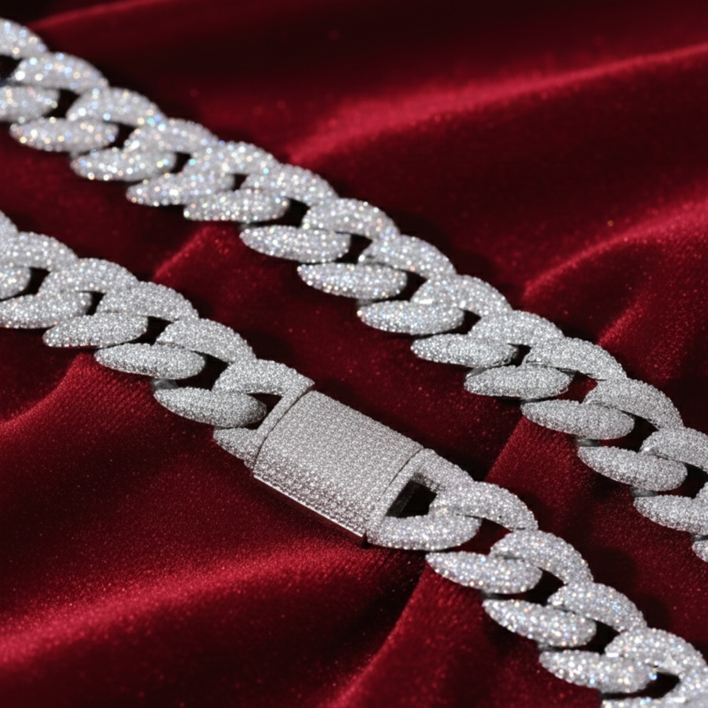 CADENAS CUBAN FULL ICE VVS1 14MM